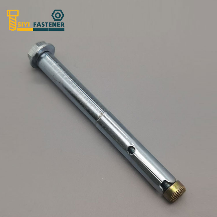 Carbon Steel Bulewhite Zinc Plated Lengan Lengan nganggo Lengan Ganda